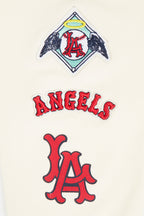 MLB LOS ANGELES ANGELS RETRO CLASSIC WOMEN'S JERSEY LEGGING (EGGSHELL)