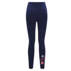 MLB LOS ANGELES ANGELS RETRO CLASSIC LEGGING EN JERSEY POUR FEMME (MARINE MINUIT)
