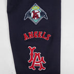 MLB LOS ANGELES ANGELS RETRO CLASSIC LEGGING EN JERSEY POUR FEMME (MARINE MINUIT)
