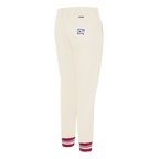 MLB LOS ANGELES ANGELS RETRO CLASSIC WOMEN'S RIB SWEATPANT (EGGSHELL/ RED)