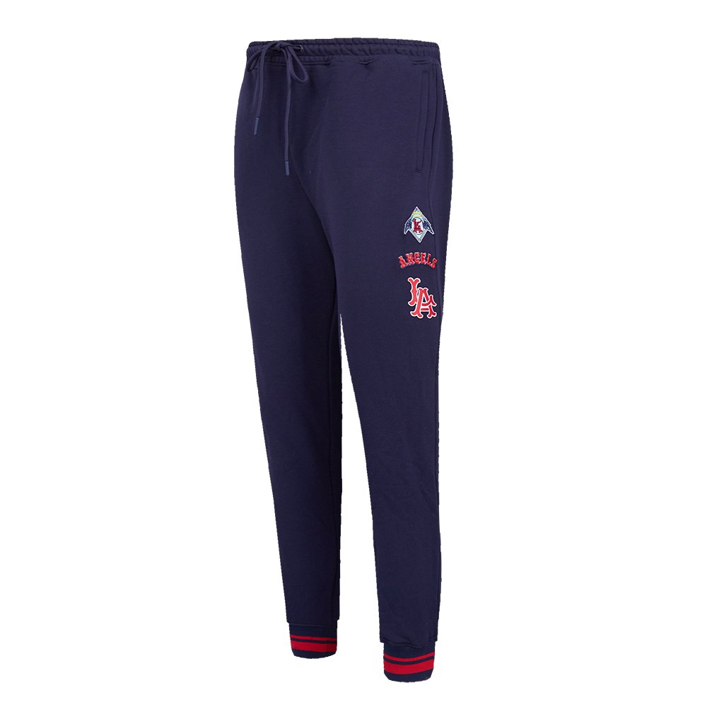 MLB LOS ANGELES ANGELS RETRO CLASSIC PANTALON OUATÉ CÔTELÉ POUR FEMME (MARINE MINUIT/ROUGE/MARINE MINUIT)