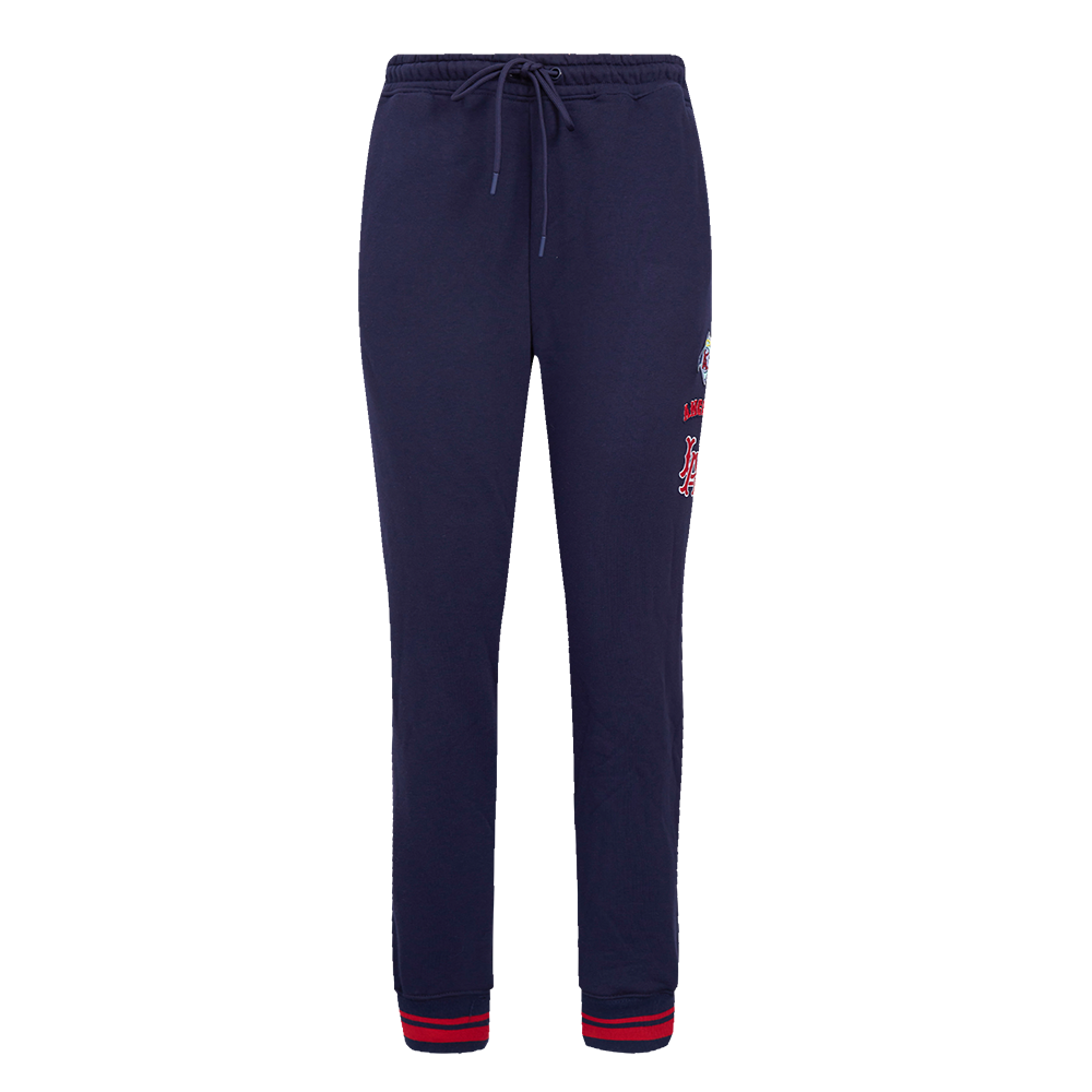 MLB LOS ANGELES ANGELS RETRO CLASSIC WOMEN'S RIB SWEATPANT (MIDNIGHT NAVY/RED/MIDNIGHT NAVY)