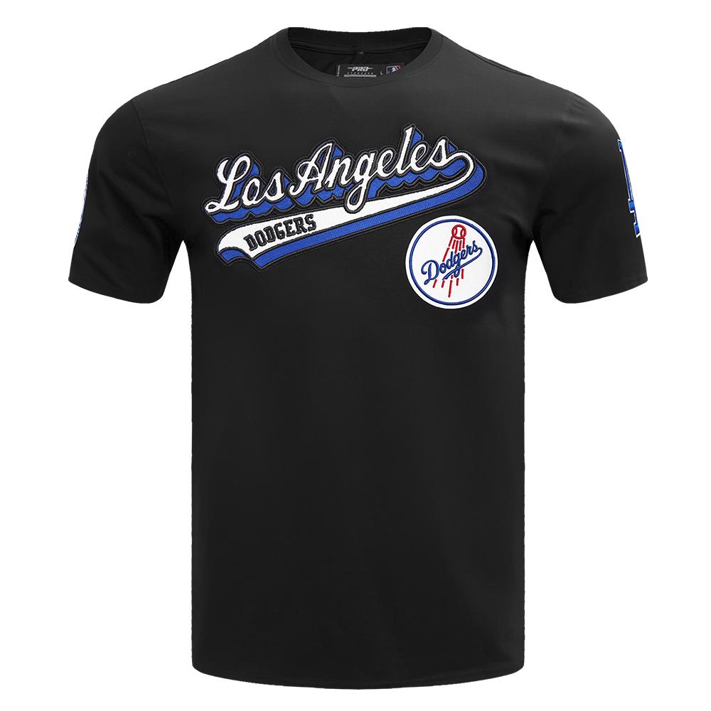MLB LOS ANGELES DODGERS SCRIPT TAIL HAUT EN JERSEY SIMPLE POUR HOMME (NOIR)