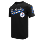 MLB LOS ANGELES DODGERS SCRIPT TAIL HAUT EN JERSEY SIMPLE POUR HOMME (NOIR)
