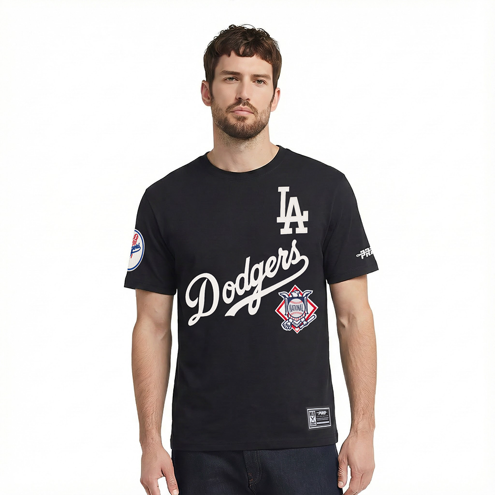 MLB LOS ANGELES DODGERS SMU MEN'S S/S TOP (BLACK)