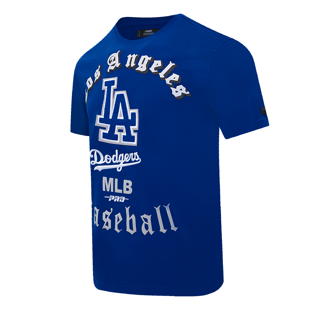 MLB LOS ANGELES DODGERS OLD ENGLISH MEN'S SJ TOP (DODGER BLUE)
