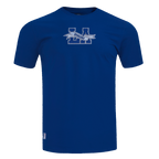 MLB LOS ANGELES DODGERS TEAM PENNANTS MEN'S S/S TEE (DODGER BLUE)