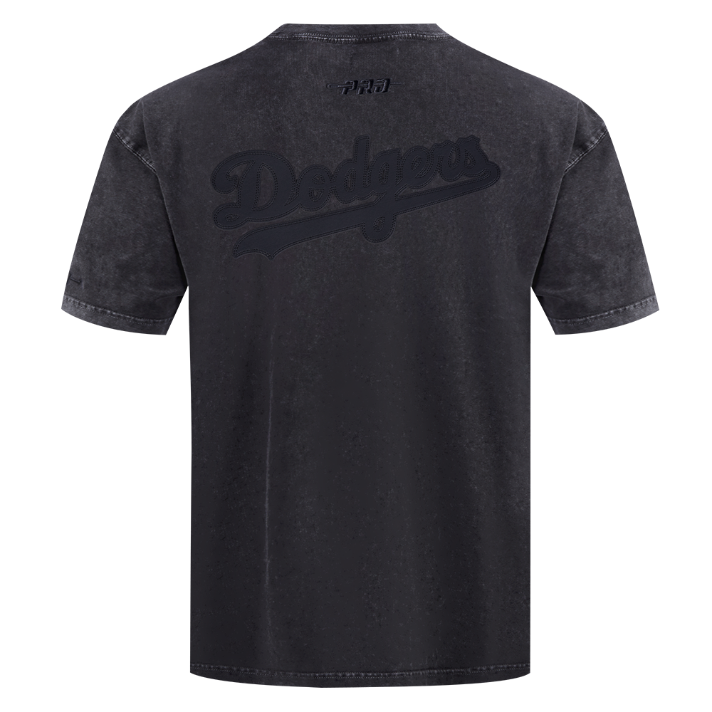 MLB LOS ANGELES DODGERS WASHED VANGUARD MEN'S S/S TEE (WASHED BLACK)