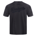 MLB LOS ANGELES DODGERS WASHED VANGUARD MEN'S S/S TEE (WASHED BLACK)