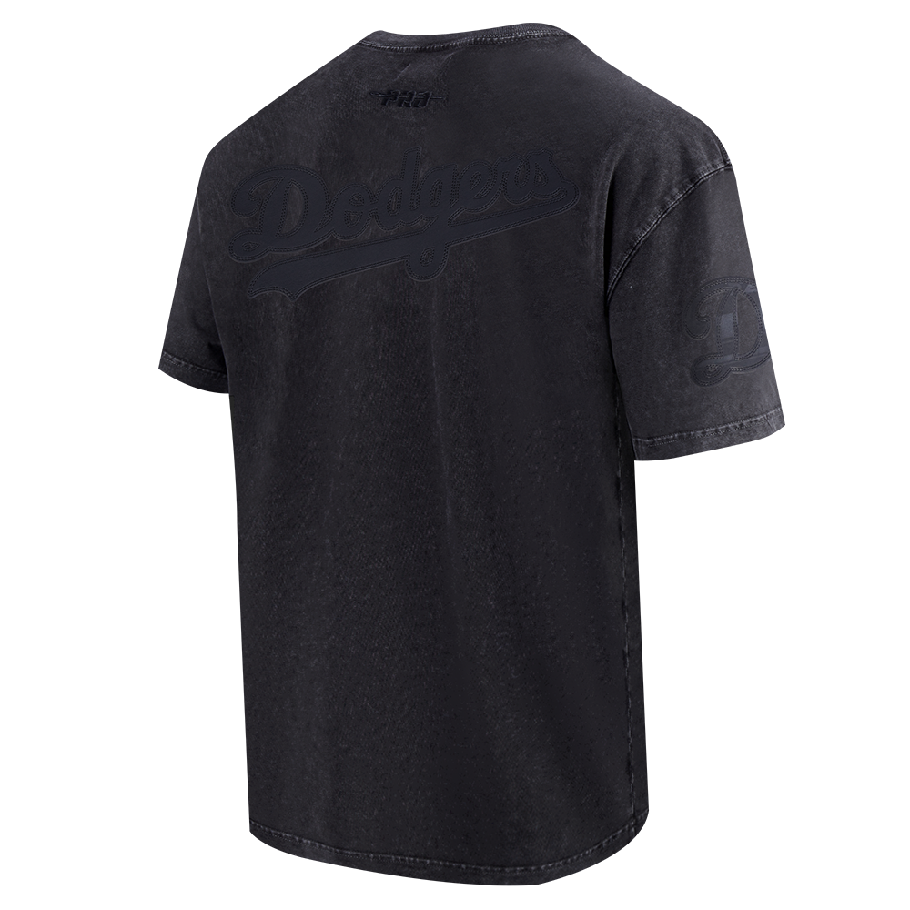 MLB LOS ANGELES DODGERS WASHED VANGUARD MEN'S S/S TEE (WASHED BLACK)