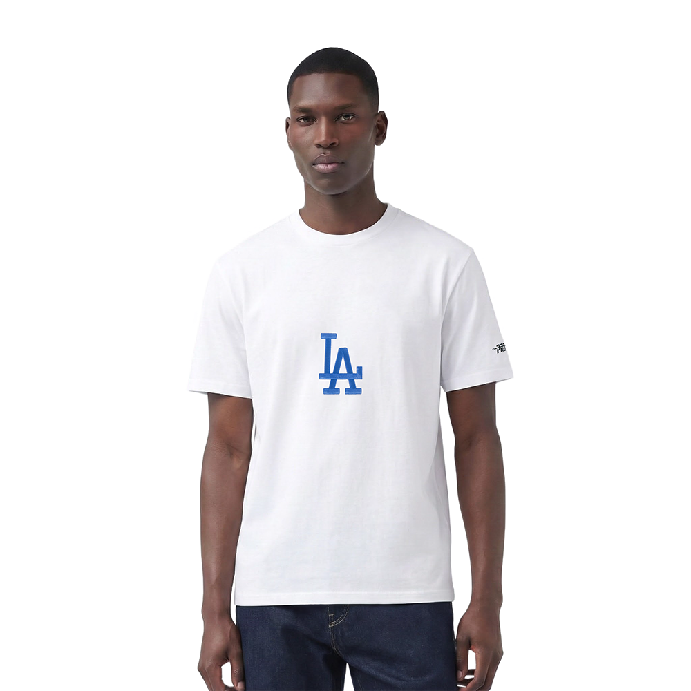 MLB LOS ANGELES DODGERS LIVING LARGE MEN'S CJ DROP SHOULDER TOP (WHITE)