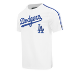 MLB LOS ANGELES DODGERS ULTRAS MEN'S SJ TAPING TOP (WHITE/DODGER BLUE)