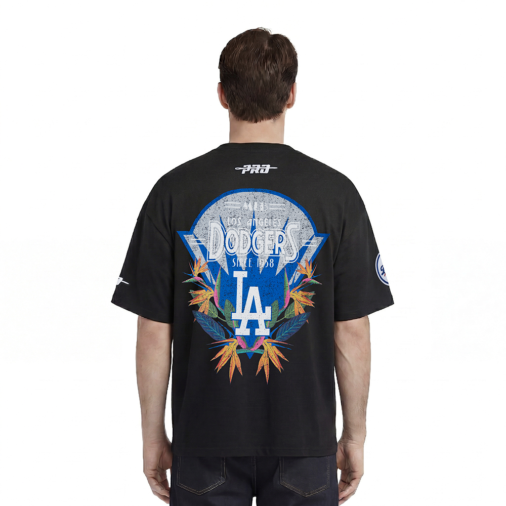 MLB LOS ANGELES DODGERS PARADISE MEN'S S/S TOP (BLACK)
