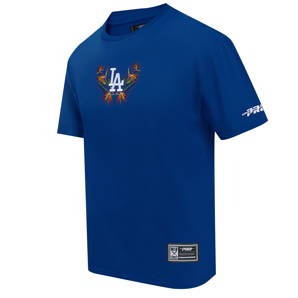 MLB LOS ANGELES DODGERS PARADISE HAUT À MANCHES COURTES POUR HOMME (BLEU DODGER)