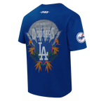MLB LOS ANGELES DODGERS PARADISE HAUT À MANCHES COURTES POUR HOMME (BLEU DODGER)