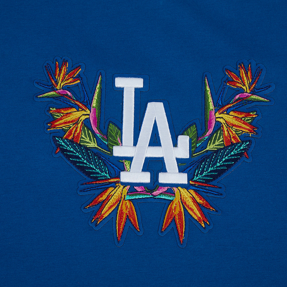 MLB LOS ANGELES DODGERS PARADISE HAUT À MANCHES COURTES POUR HOMME (BLEU DODGER)