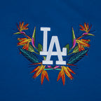 MLB LOS ANGELES DODGERS PARADISE HAUT À MANCHES COURTES POUR HOMME (BLEU DODGER)