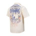 MLB LOS ANGELES DODGERS PARADISE MEN'S BUTTON DOWN (EGGSHELL)