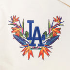 MLB LOS ANGELES DODGERS PARADISE MEN'S BUTTON DOWN (EGGSHELL)