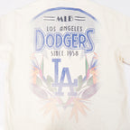 MLB LOS ANGELES DODGERS PARADISE MEN'S BUTTON DOWN (EGGSHELL)