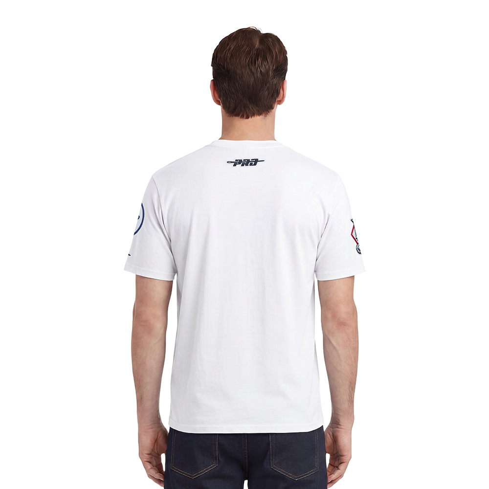 MLB LOS ANGELES DODGERS LETTERMAN MEN'S S/S TOP (WHITE)