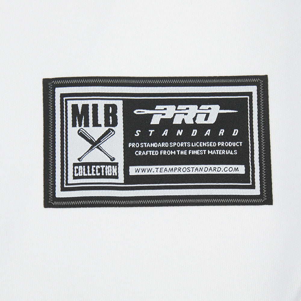 MLB LOS ANGELES DODGERS LETTERMAN BOUTONNÉ POUR HOMME (BLANC/NOIR)