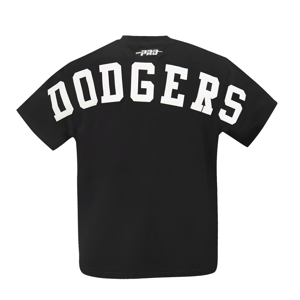 MLB LOS ANGELES DODGERS WINGSPAN HAUT EN JERSEY DE COTON À ÉPAULES TOMBANTES V2 POUR HOMME (NOIR)