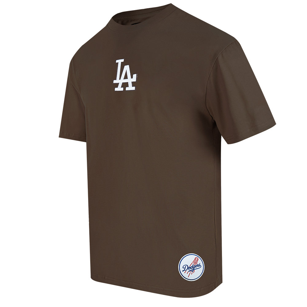 MLB LOS ANGELES DODGERS WINGSPAN HAUT EN JERSEY DE COTON À ÉPAULES TOMBANTES V2 POUR HOMME (BRUN)