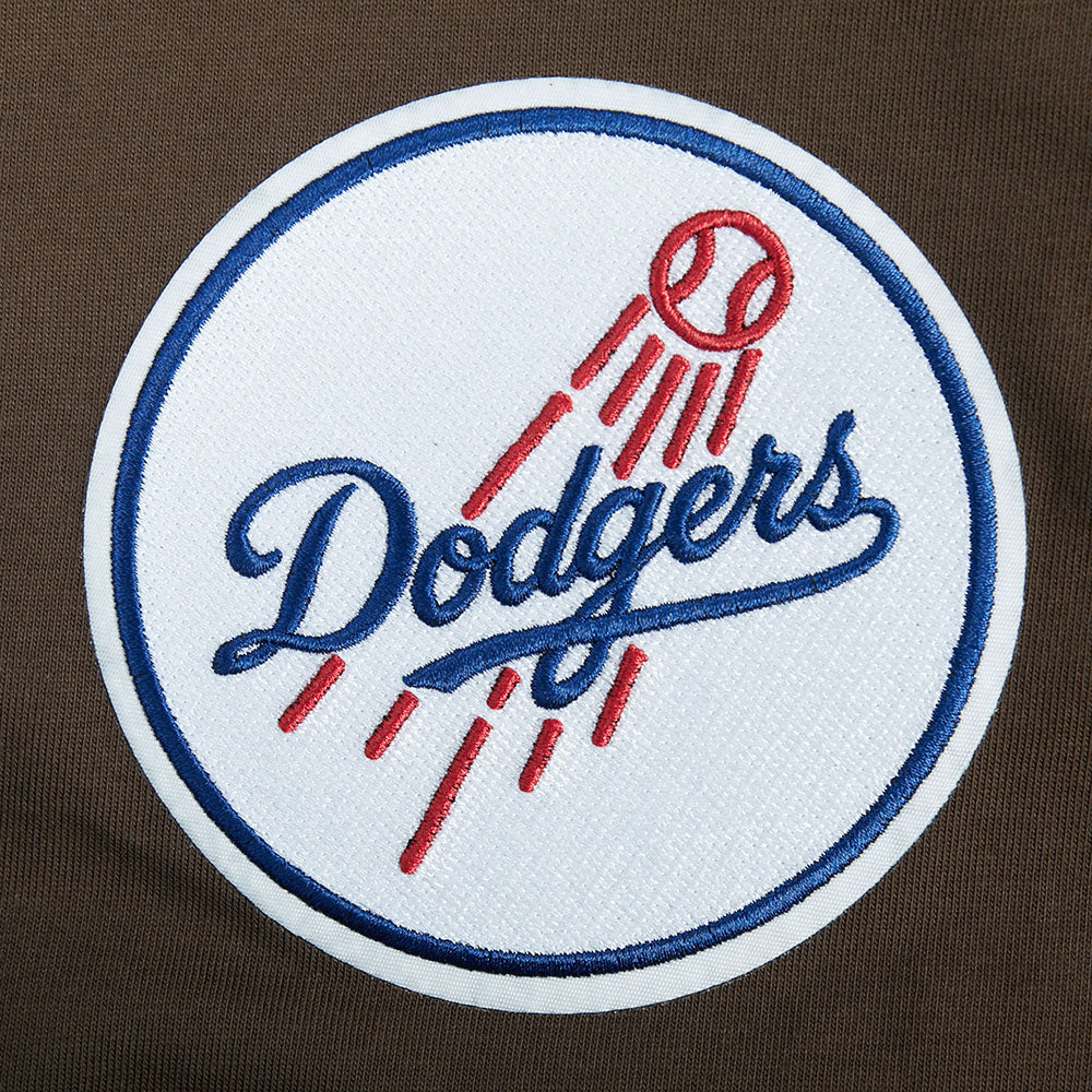 MLB LOS ANGELES DODGERS WINGSPAN HAUT EN JERSEY DE COTON À ÉPAULES TOMBANTES V2 POUR HOMME (BRUN)