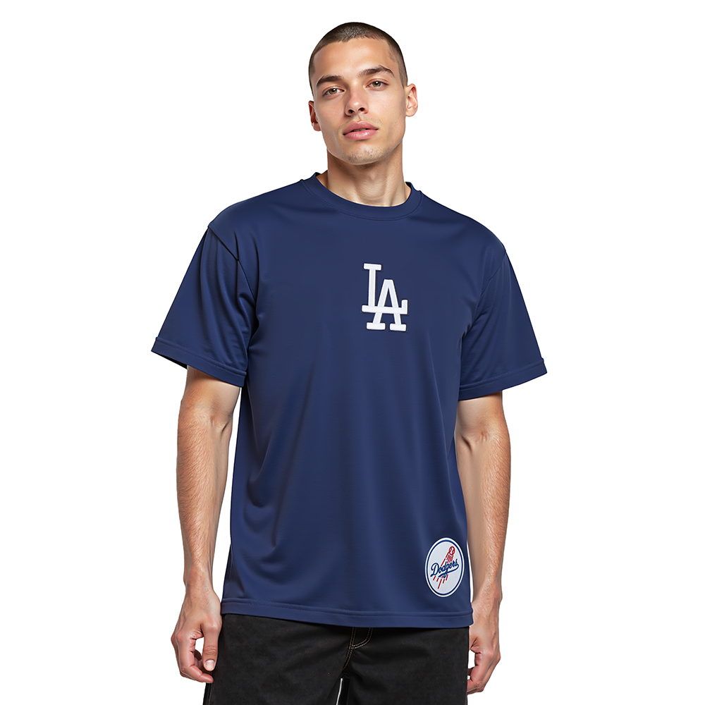 MLB LOS ANGELES DODGERS WINGSPAN MEN'S CJ DROP SHOULDER TOP V2 (MIDNIGHT NAVY)