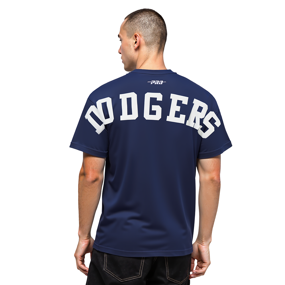 MLB LOS ANGELES DODGERS WINGSPAN MEN'S CJ DROP SHOULDER TOP V2 (MIDNIGHT NAVY)