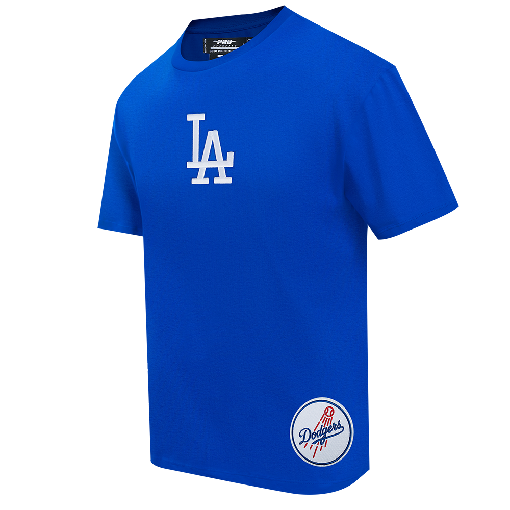 MLB LOS ANGELES DODGERS WINGSPAN HAUT EN JERSEY DE COTON À ÉPAULES TOMBANTES V2 POUR HOMME (BLEU ROYAL)