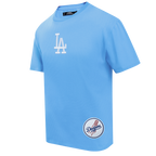 MLB LOS ANGELES DODGERS WINGSPAN HAUT EN JERSEY DE COTON À ÉPAULES TOMBANTES V2 POUR HOMME (BLEU UNIVERSITÉ)