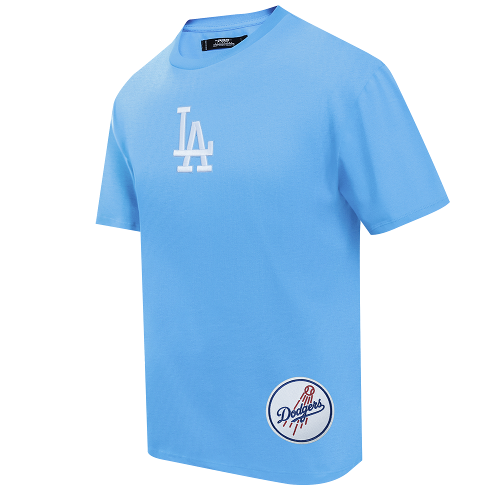 MLB LOS ANGELES DODGERS WINGSPAN HAUT EN JERSEY DE COTON À ÉPAULES TOMBANTES V2 POUR HOMME (BLEU UNIVERSITÉ)