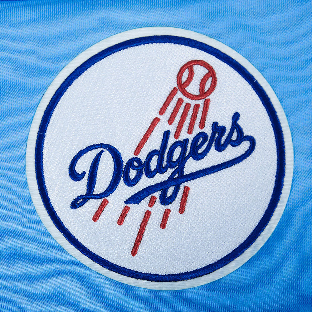 MLB LOS ANGELES DODGERS WINGSPAN HAUT EN JERSEY DE COTON À ÉPAULES TOMBANTES V2 POUR HOMME (BLEU UNIVERSITÉ)