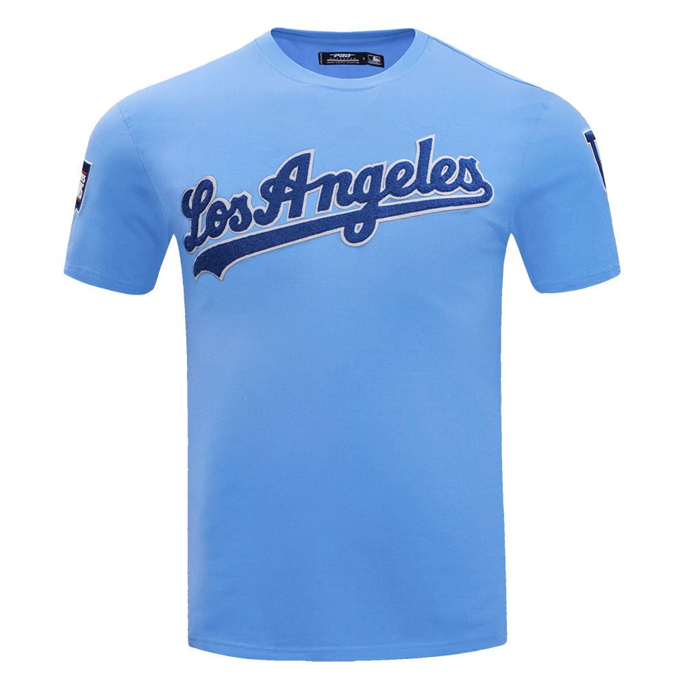 MLB LOS ANGELES DODGERS CLASSIC CHENILLE HAUT POUR HOMME (BLEU UNIVERSITÉ)