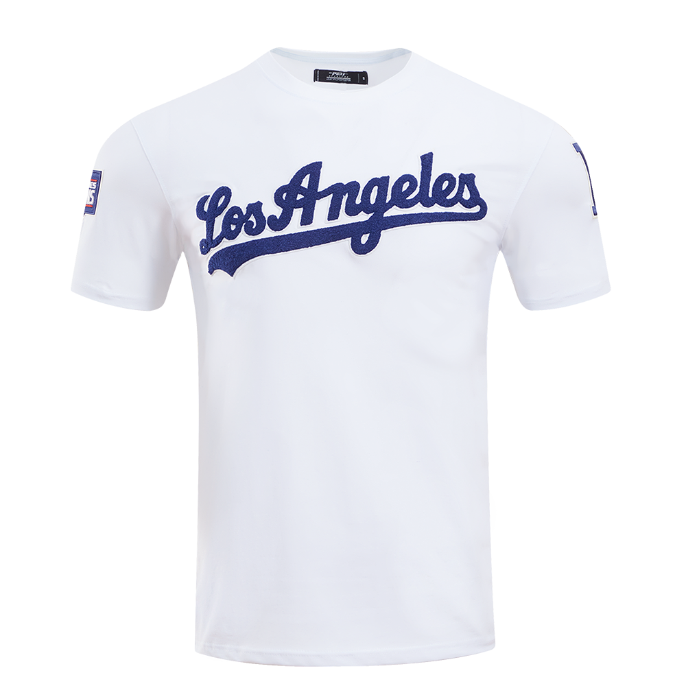MLB LOS ANGELES DODGERS CLASSIC CHENILLE MEN'S TOP (WHITE)