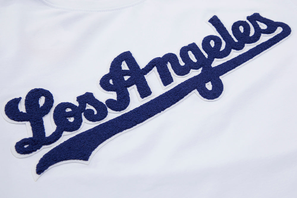 MLB LOS ANGELES DODGERS CLASSIC CHENILLE MEN'S TOP (WHITE)