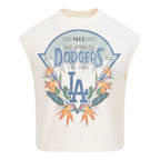 MLB LOS ANGELES DODGERS PARADISE HAUT À MANCHES COURTES POUR HOMME (COQUILLE D'ŒUF)