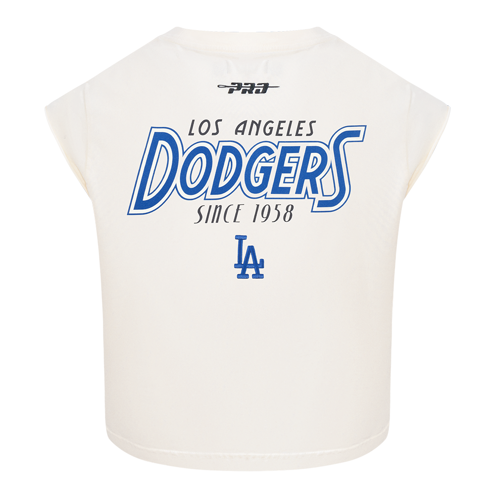 MLB LOS ANGELES DODGERS PARADISE HAUT À MANCHES COURTES POUR HOMME (COQUILLE D'ŒUF)