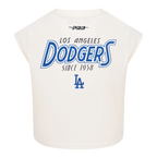 MLB LOS ANGELES DODGERS PARADISE HAUT À MANCHES COURTES POUR HOMME (COQUILLE D'ŒUF)
