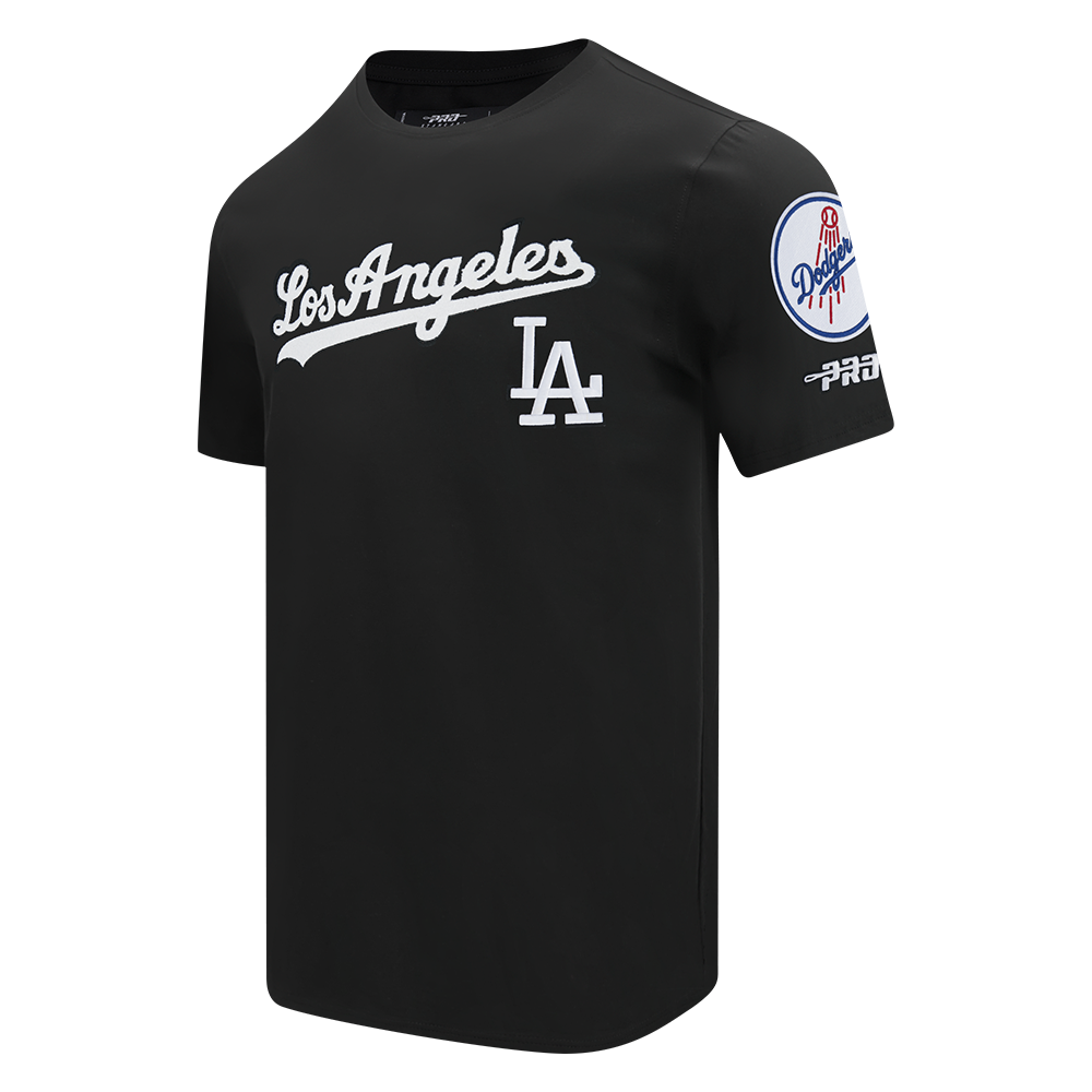 MLB LOS ANGELES DODGERS CLASSIC CHENILLE HAUT EN JERSEY SIMPLE POUR HOMME (NOIR)