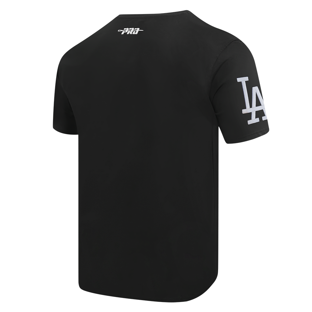 MLB LOS ANGELES DODGERS CLASSIC CHENILLE HAUT EN JERSEY SIMPLE POUR HOMME (NOIR)