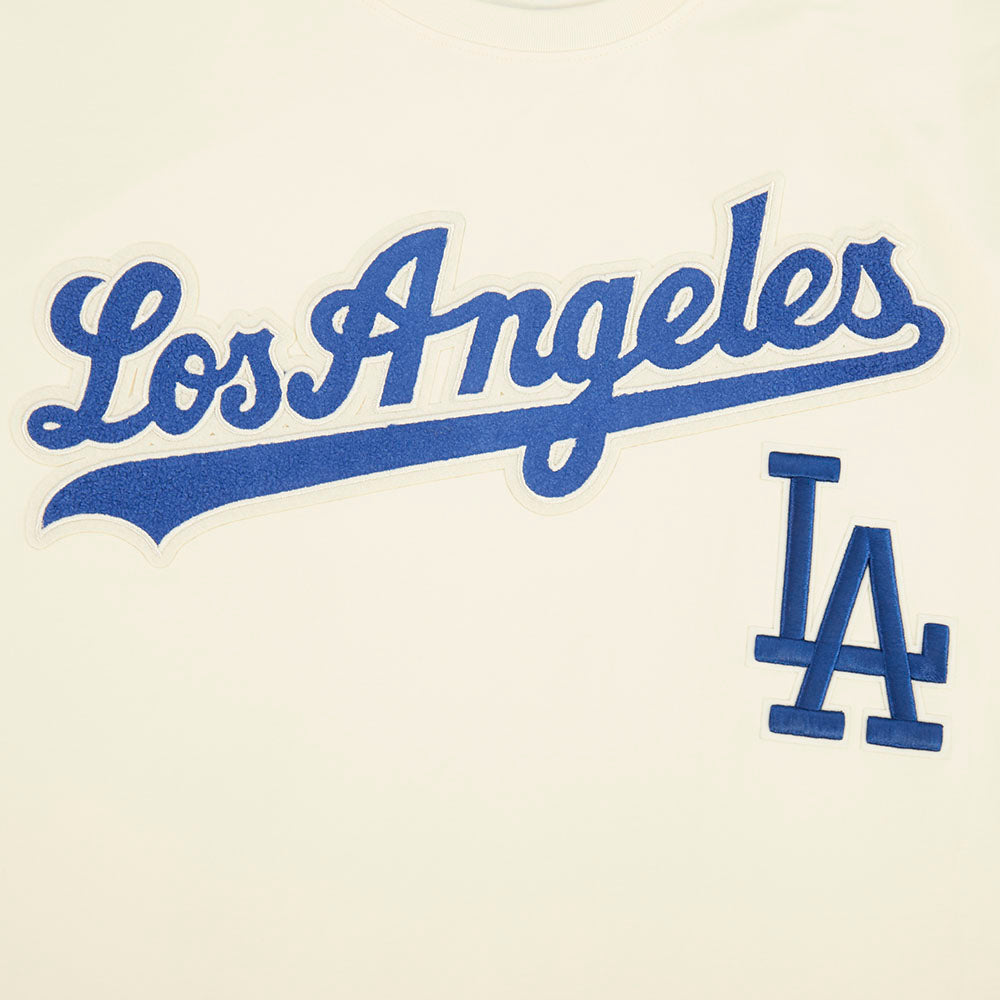 MLB LOS ANGELES DODGERS CLASSIC CHENILLE MEN'S SJ TOP (EGGSHELL)