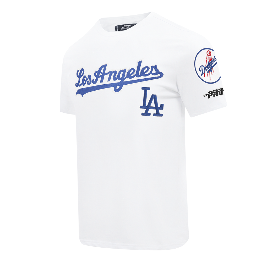 MLB LOS ANGELES DODGERS CLASSIC CHENILLE HAUT EN JERSEY SIMPLE POUR HOMME (BLANC)