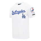 MLB LOS ANGELES DODGERS CLASSIC CHENILLE HAUT EN JERSEY SIMPLE POUR HOMME (BLANC)