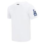 MLB LOS ANGELES DODGERS CLASSIC CHENILLE HAUT EN JERSEY SIMPLE POUR HOMME (BLANC)