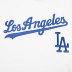 MLB LOS ANGELES DODGERS CLASSIC CHENILLE HAUT EN JERSEY SIMPLE POUR HOMME (BLANC)