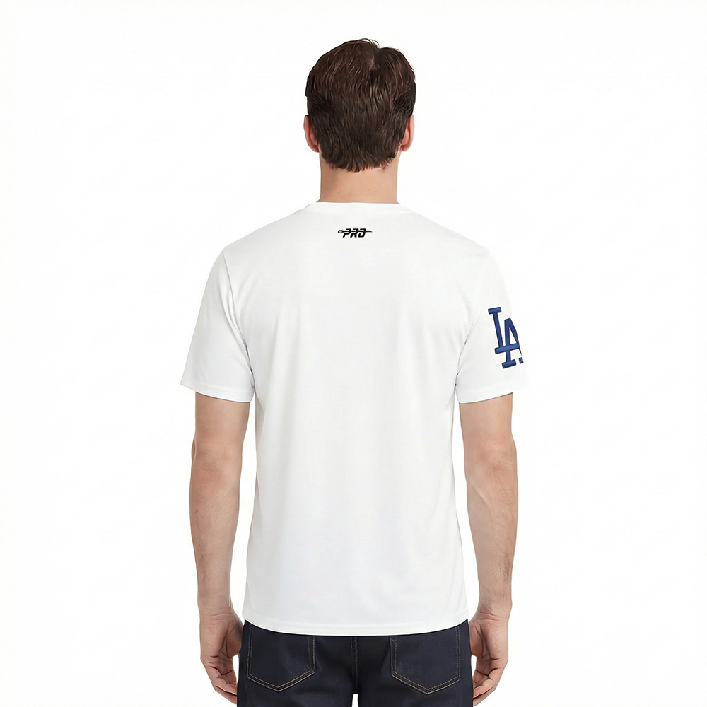 MLB LOS ANGELES DODGERS CLASSIC CHENILLE HAUT EN JERSEY SIMPLE POUR HOMME (BLANC)
