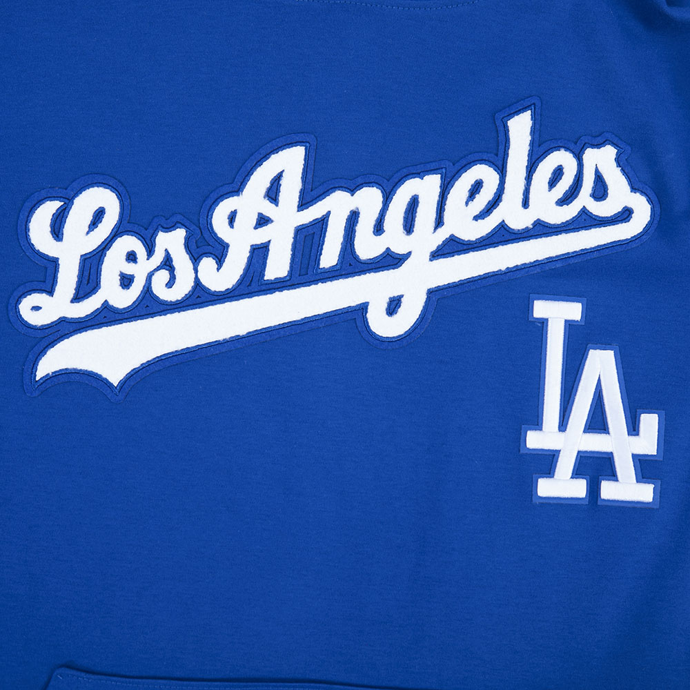 MLB LOS ANGELES DODGERS CLASSIC CHENILLE MEN'S SS PO HOODIE (DODGER BLUE)
